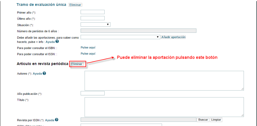 Aportación -añadida-