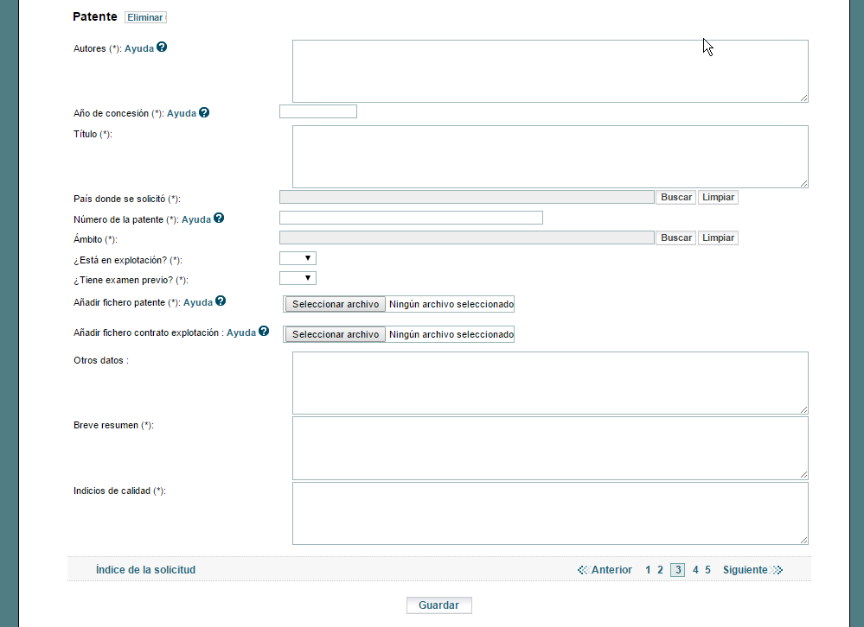 Aportación -patente-