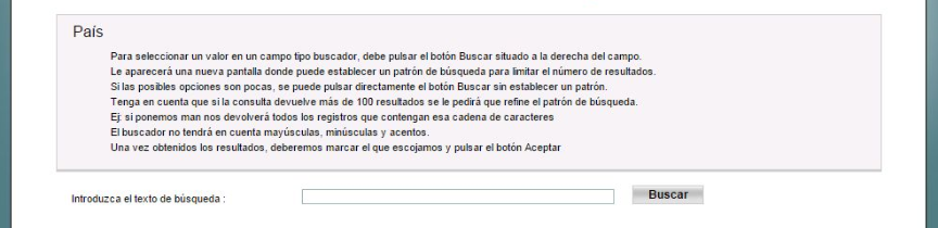 Buscador -formuario de búsqueda-
