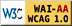 Logotipo W3C/WAI doble A (WCAG 1.0)